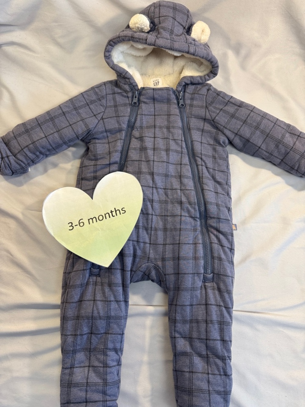 GAP Baby - Snowsuit/Bunting bag with Bear Ears